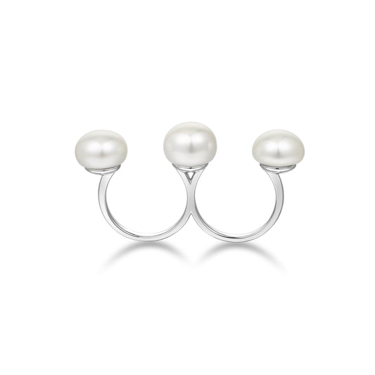 3 Pearl Ring